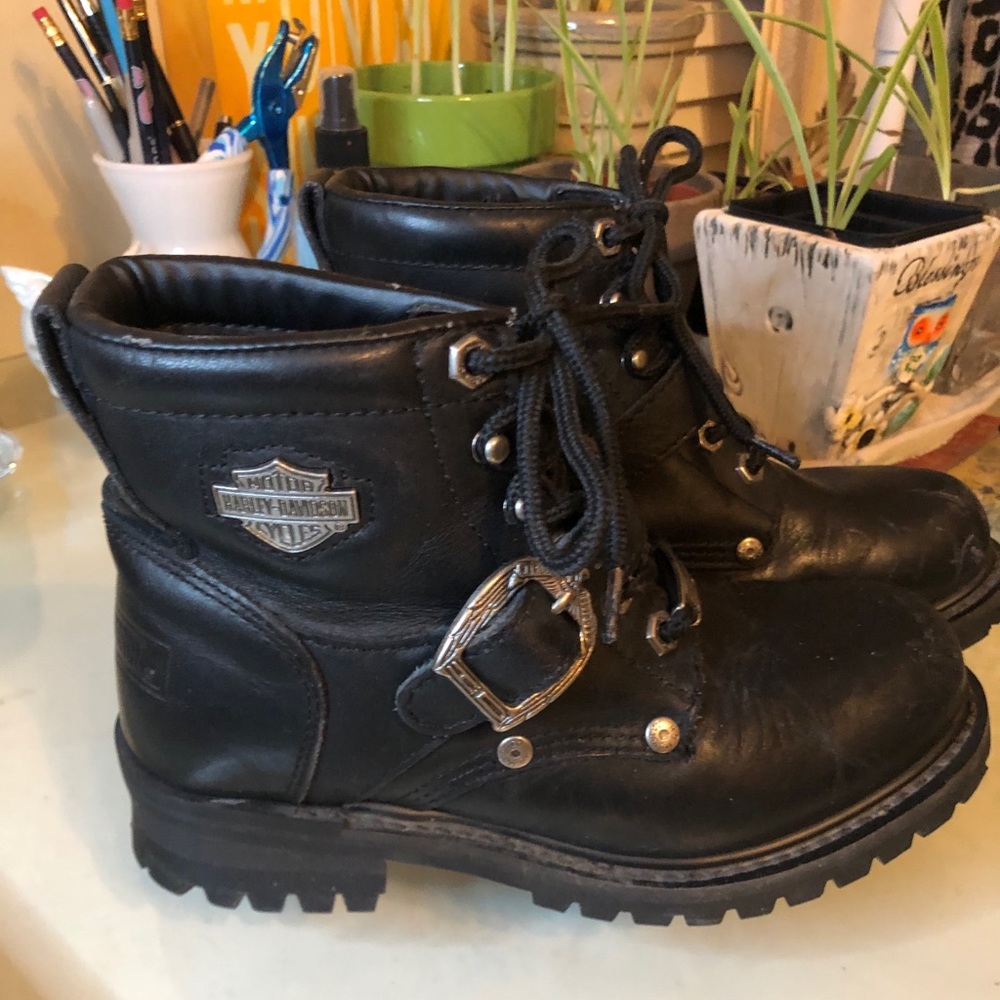 Harley-Davidson boots.
